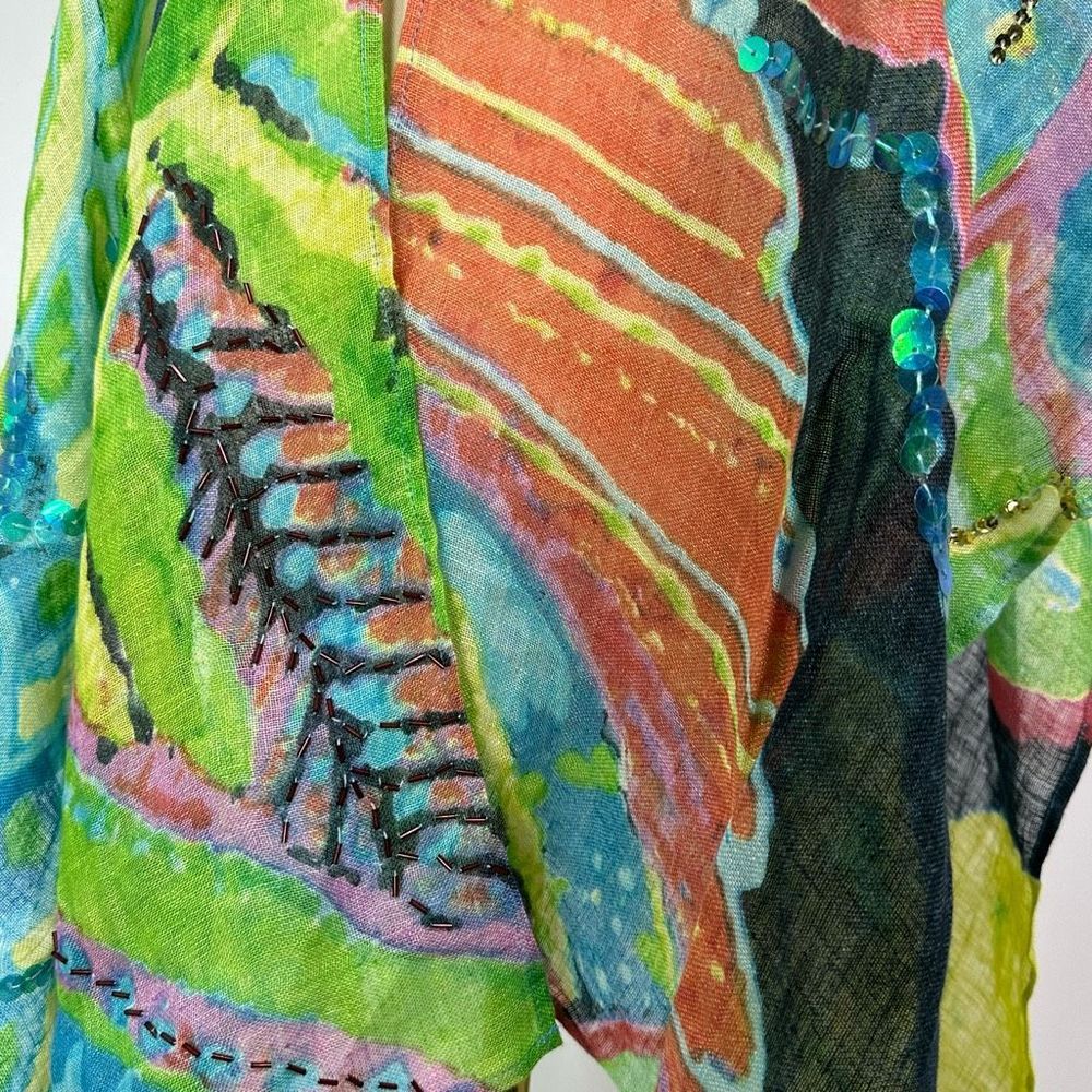 Chico's Multicolor Artistic Wrap - image 5